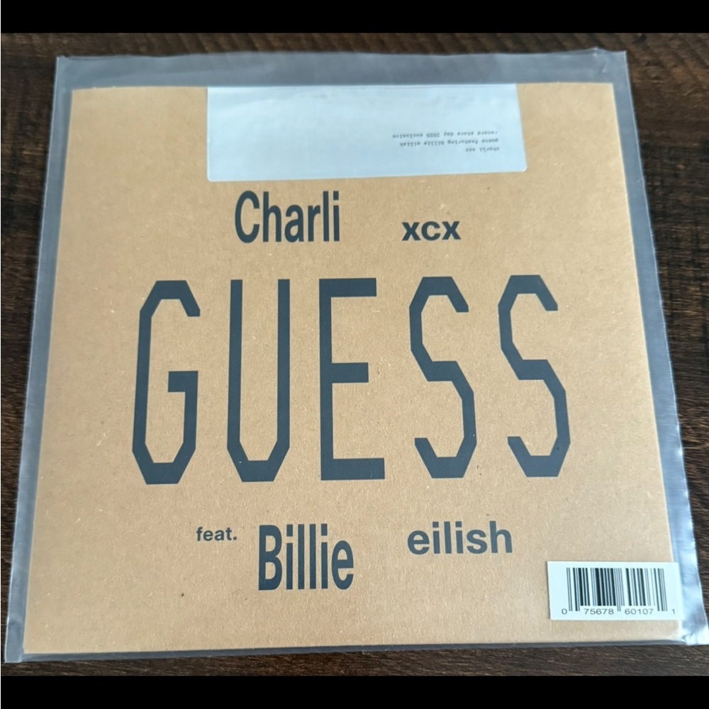 Guess Vinyl Record with Charli XCX and Billie Eilish RSD 2025